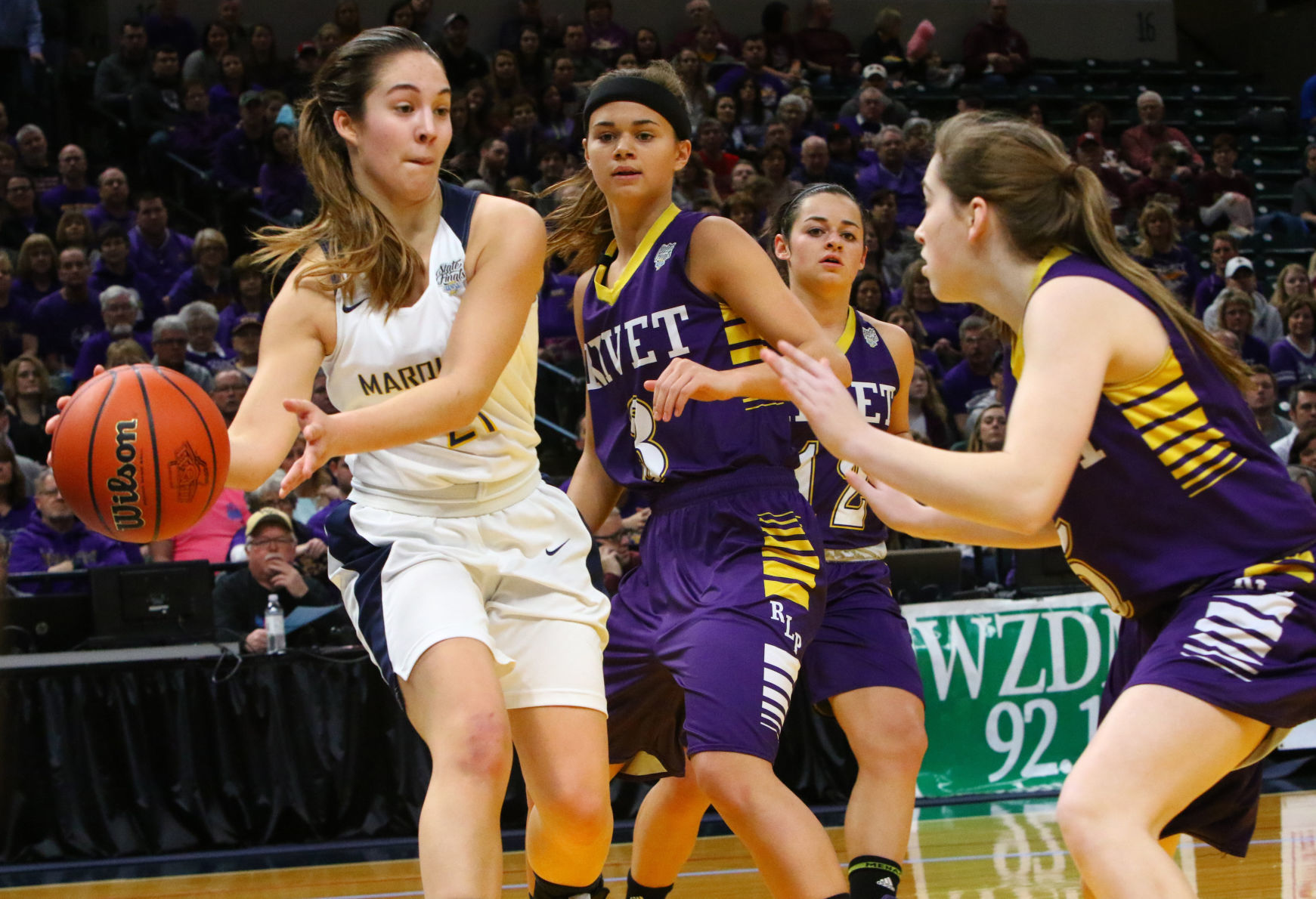 Girls Basketball State Finals: Marquette Catholic vs. Vincennes Rivet